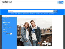 Tablet Screenshot of demtex.com